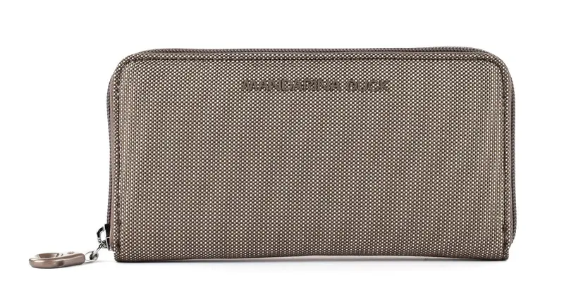 Portafoglio donna con zip Mandarina Duck MD20 MPN1 Taupe