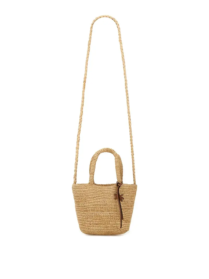 Micro borsa al tramonto Beige