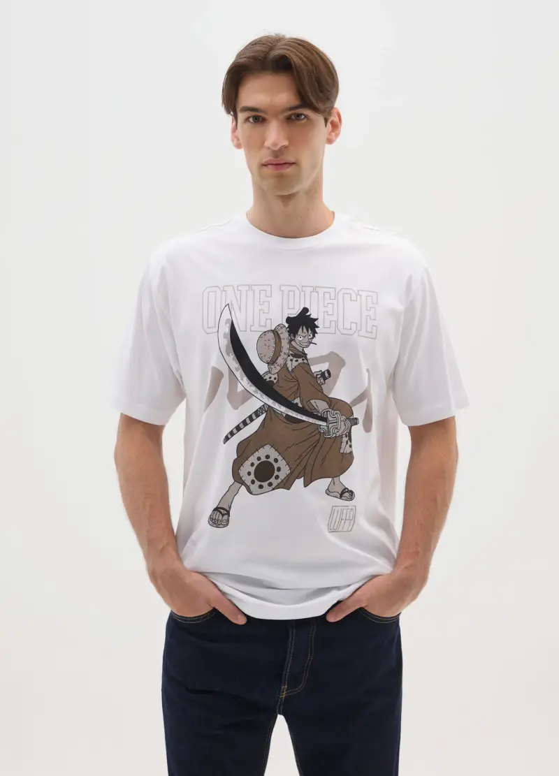 MANGA T-shirt Uomo Bianco 3891509 miniatura 2