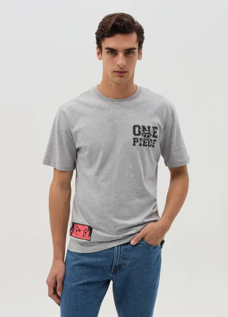 MANGA T-shirt Uomo Grigio 4306735 miniatura 2