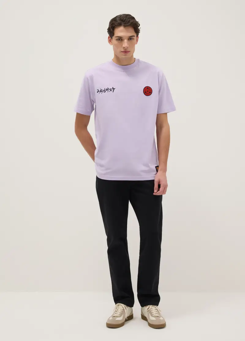 MANGA T-shirt Uomo Viola 4330602 miniatura 2