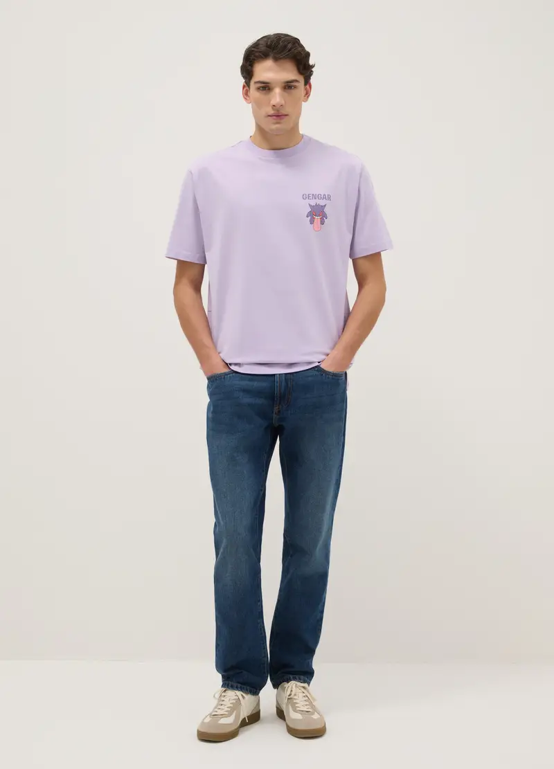 MANGA T-shirt Uomo Viola 4330603 miniatura 2