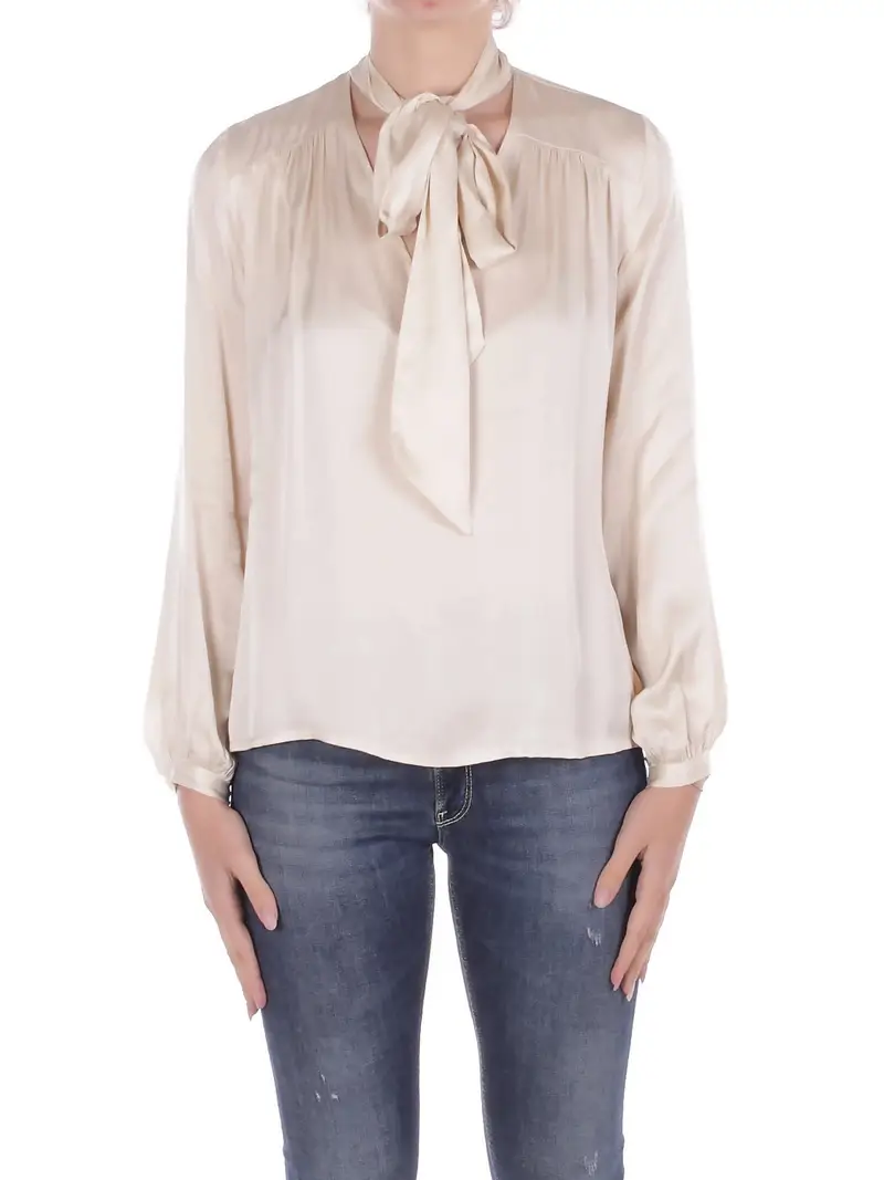 Blusa Donna MANILA GRACE Vanilla Blusa con fusciacca