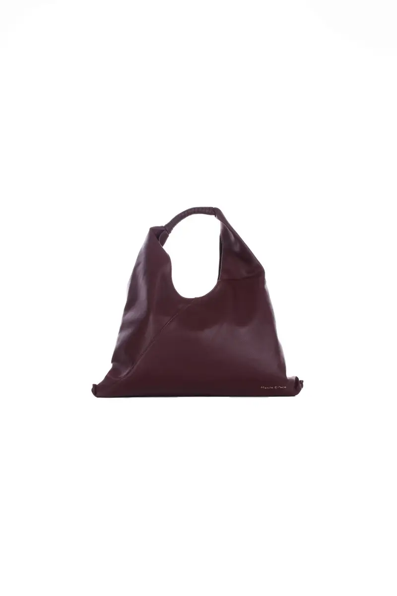 Borsa Donna MANILA GRACE Burgundi Sac bag frange miniatura 2