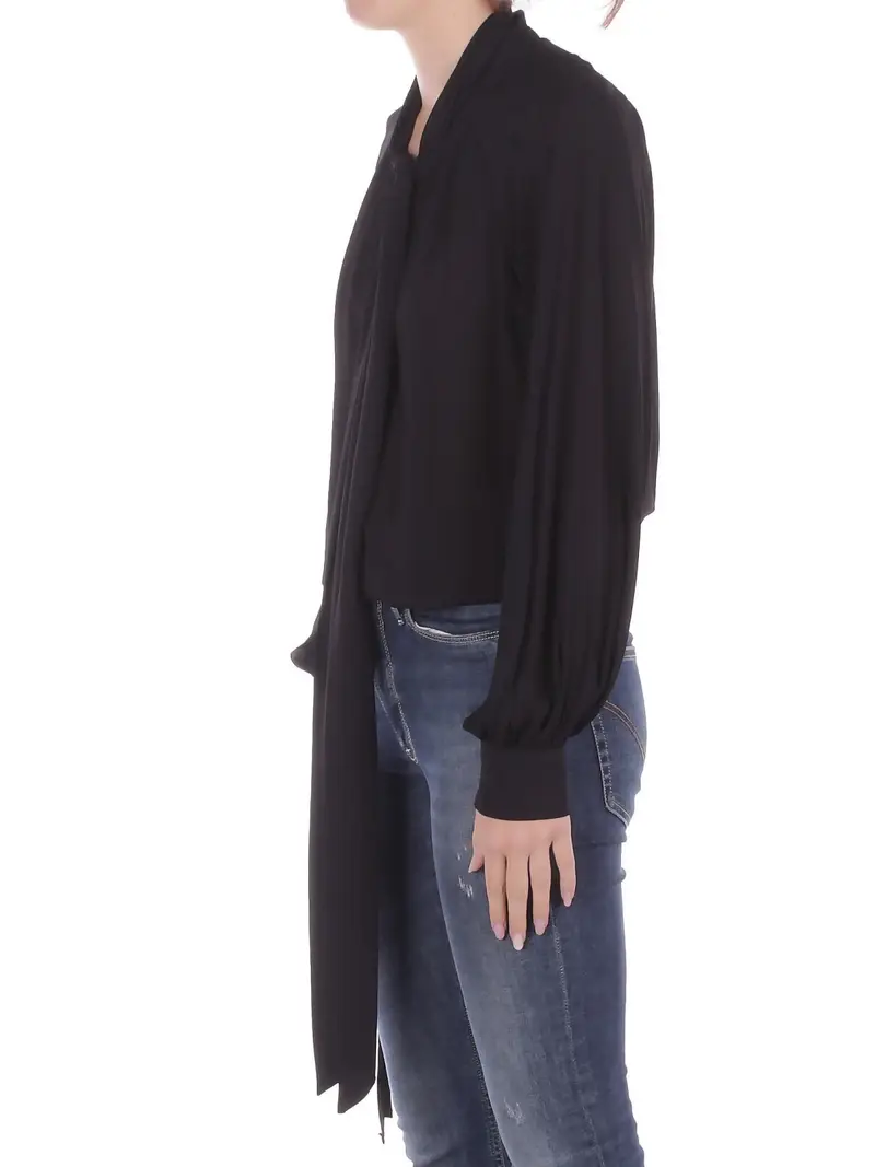 Camicia Donna MANILA GRACE Nero Blusa m/l miniatura 2
