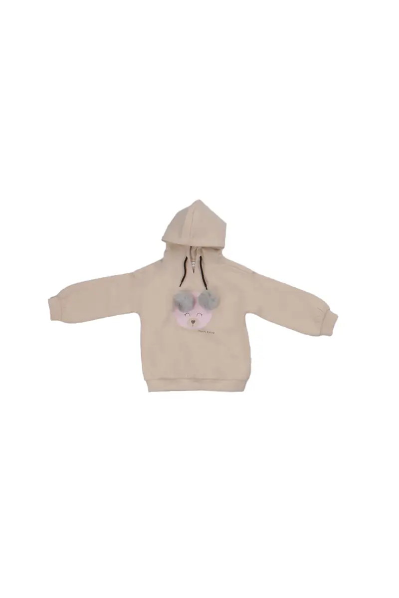 Felpa Bambina MANILA GRACE Cappuccino Maxi felpa