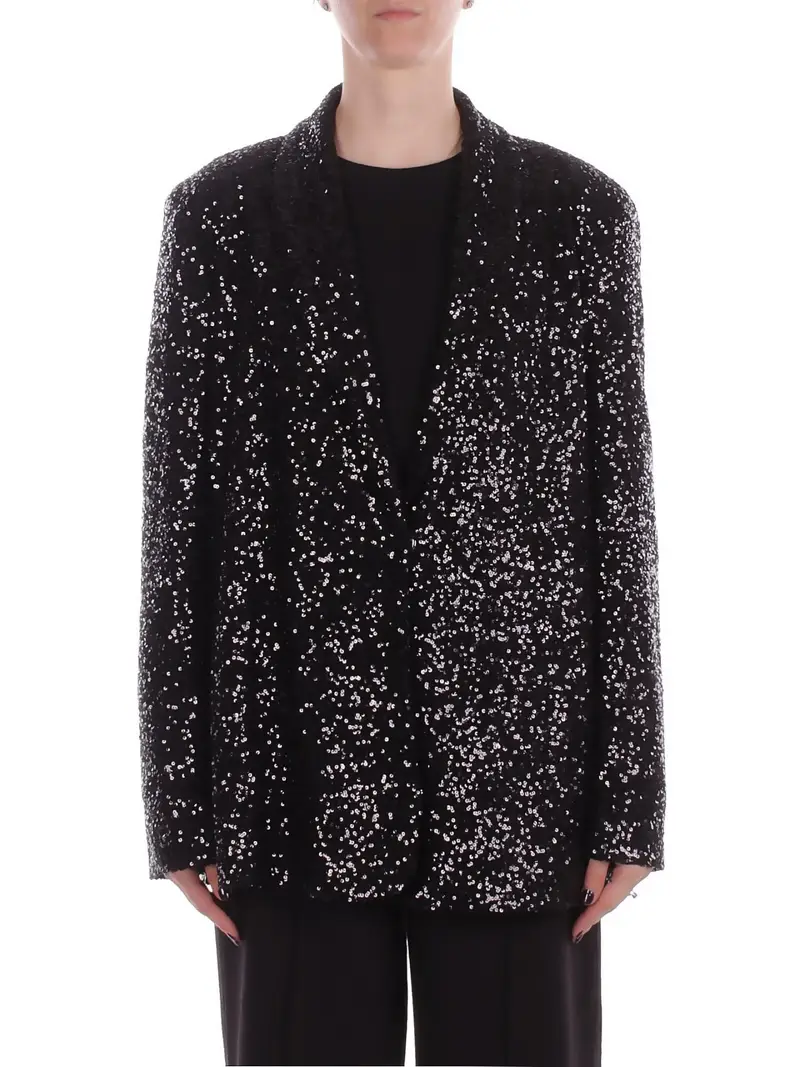 Giacca Donna MANILA GRACE Nero Giacca paillettes