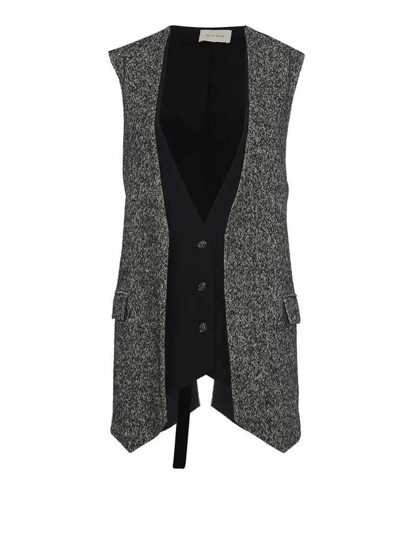 MANILA GRACE Gilet Donna Nero 3472273