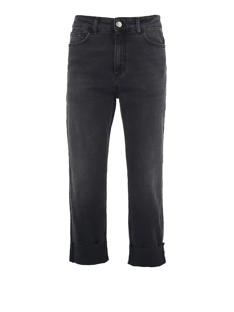 MANILA GRACE Jeans Donna Nero 3472346