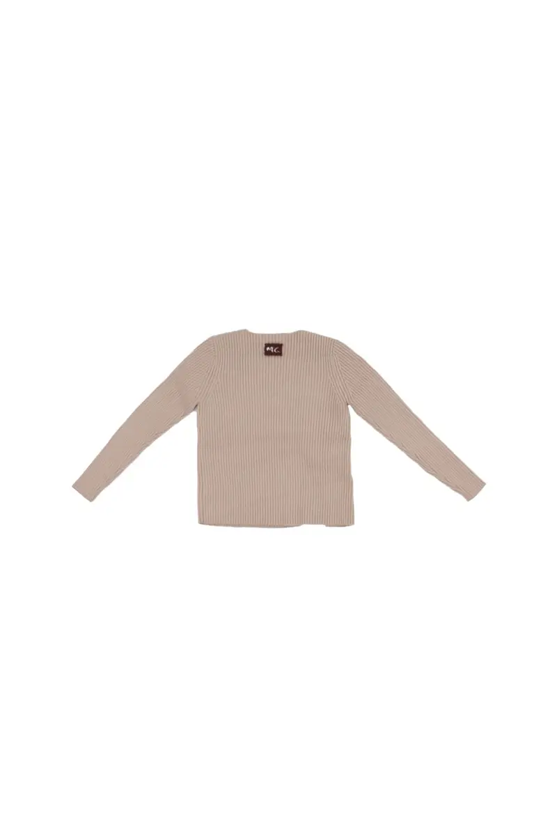 Maglia Bambina MANILA GRACE Cappuccino miniatura 2