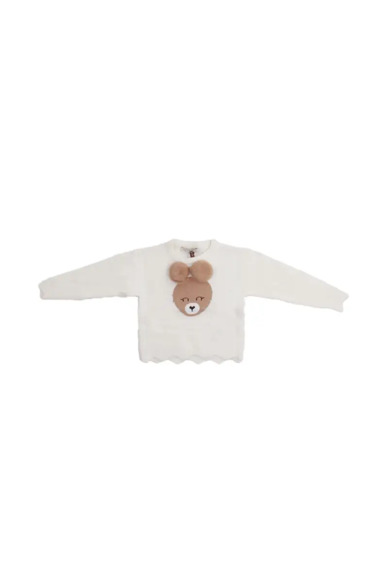 Maglia Bambina MANILA GRACE Latte Teddy