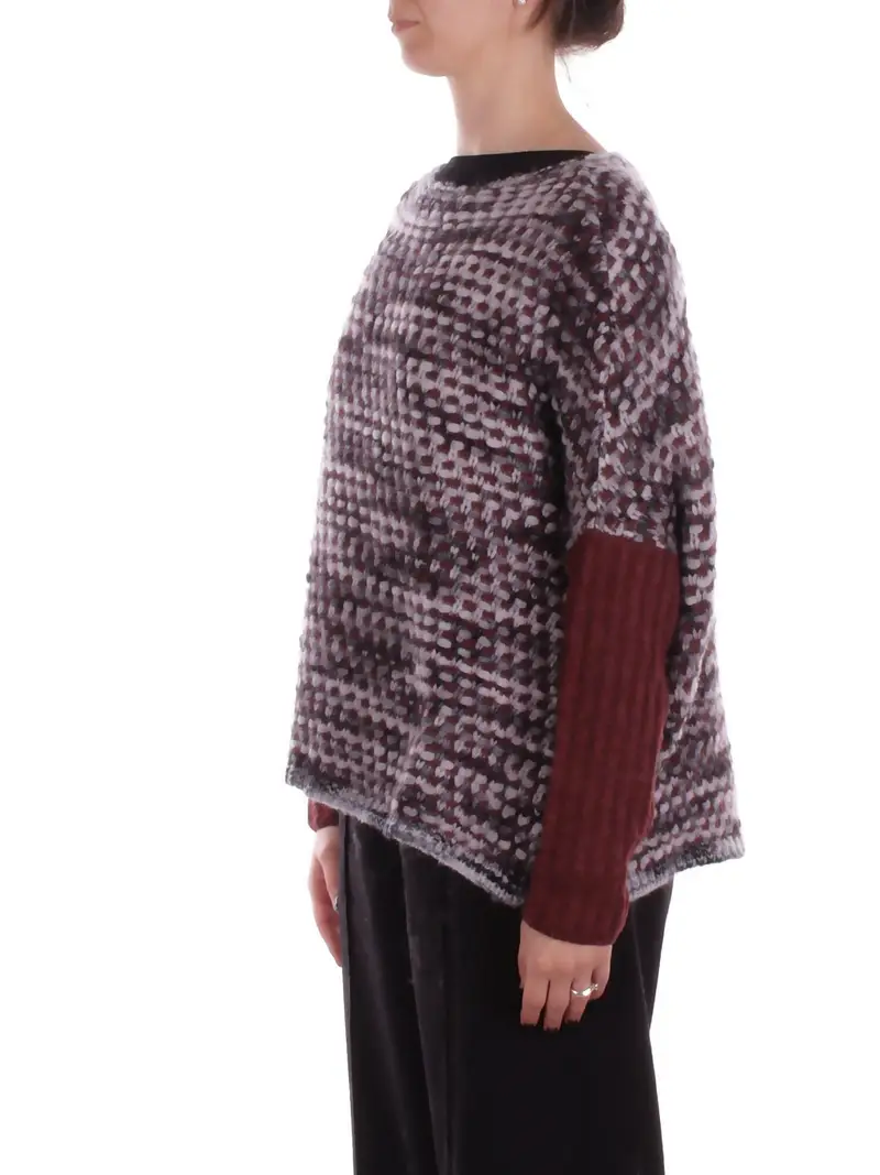 Maglia Donna MANILA GRACE Burgundi Maglia scatoletta miniatura 2