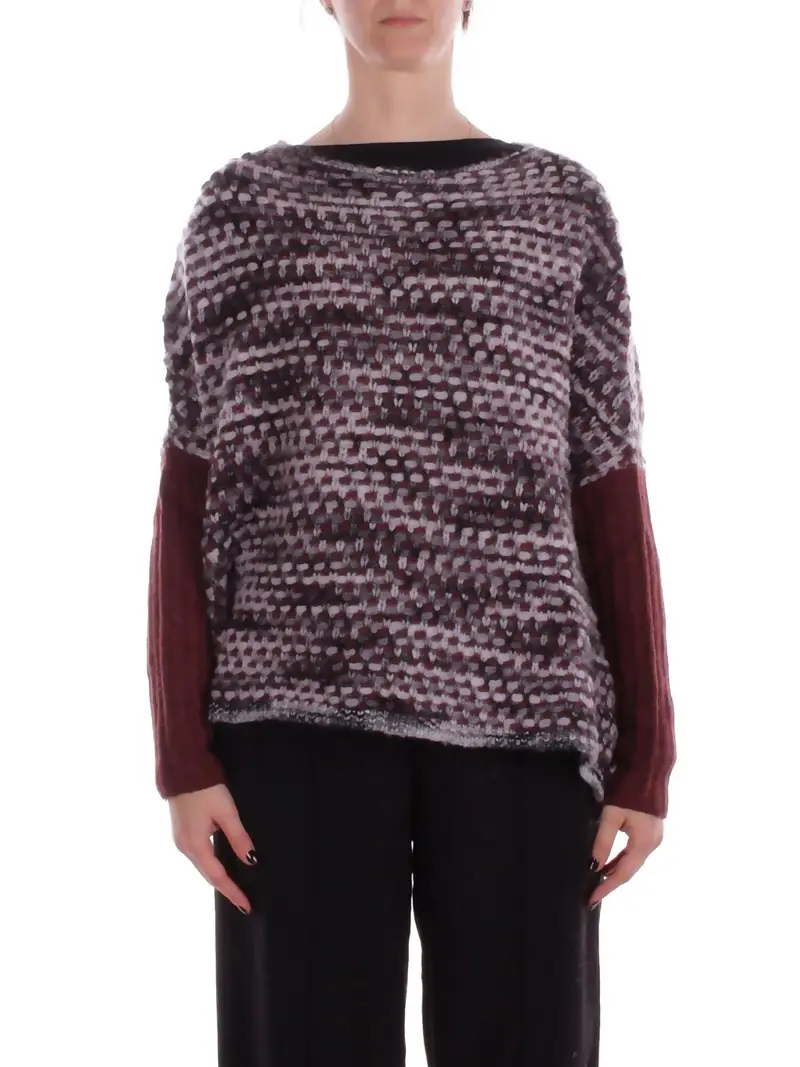 Maglia Donna MANILA GRACE Burgundi Maglia scatoletta