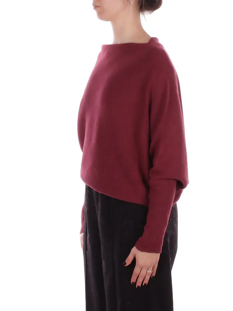 Maglia Donna MANILA GRACE Burgundi Maglia spalla aperta miniatura 2