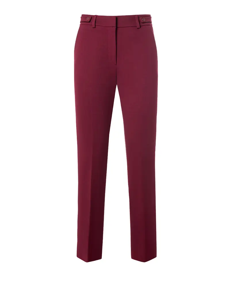 pantalone chino manila grace da donna - bordeaux