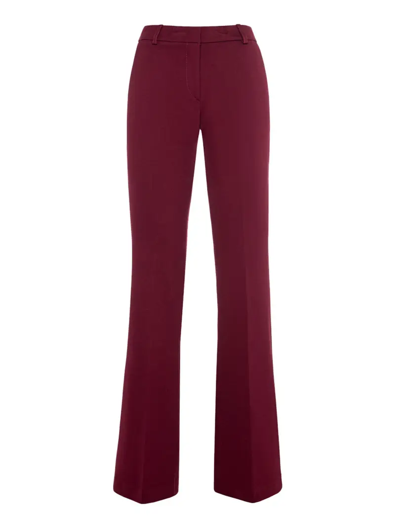 pantalone zampa manila grace da donna - bordeaux