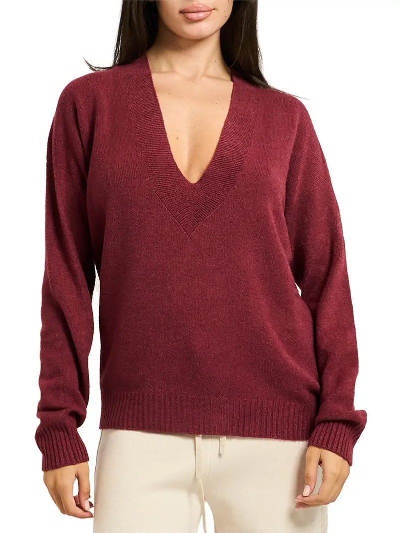 pullover manila grace da donna - bordeaux