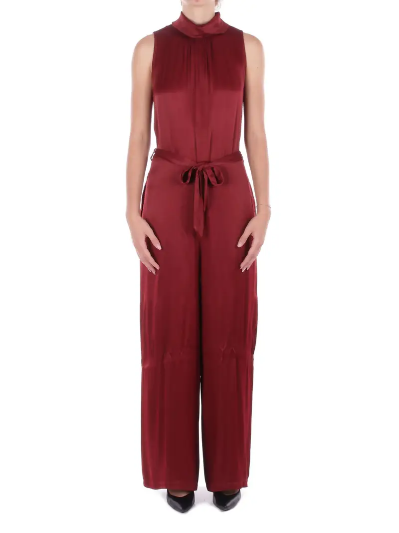Tuta Donna MANILA GRACE Burgundi Tuta con colletto