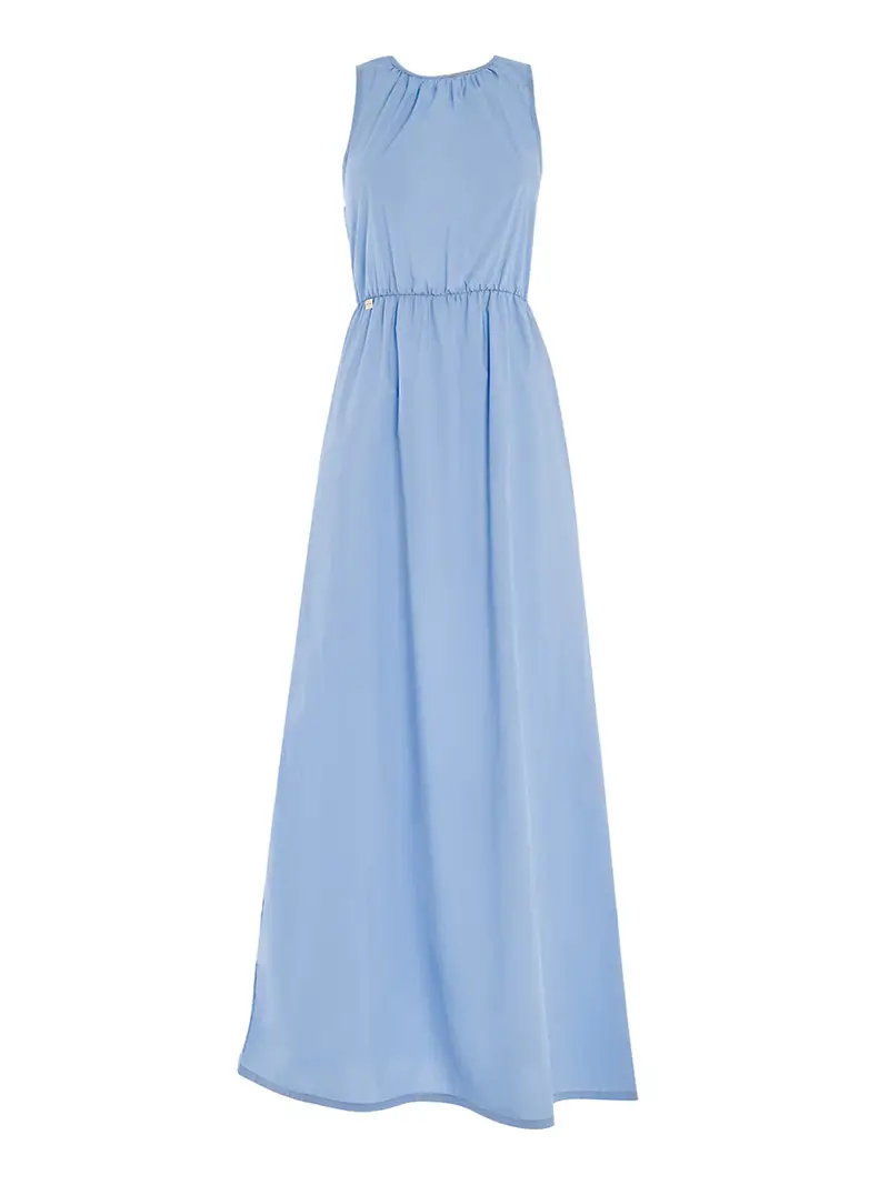 vestito longuette manila grace da donna - celeste