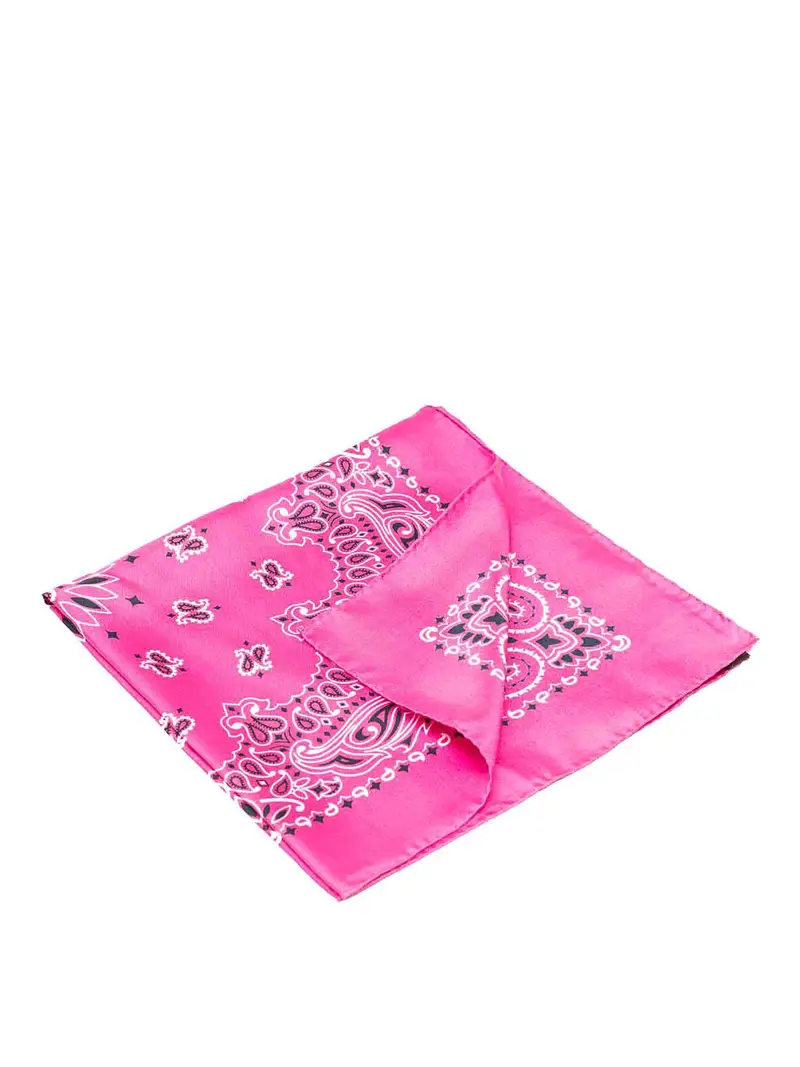 Bandana Print Foulard Color Carne E Neutri