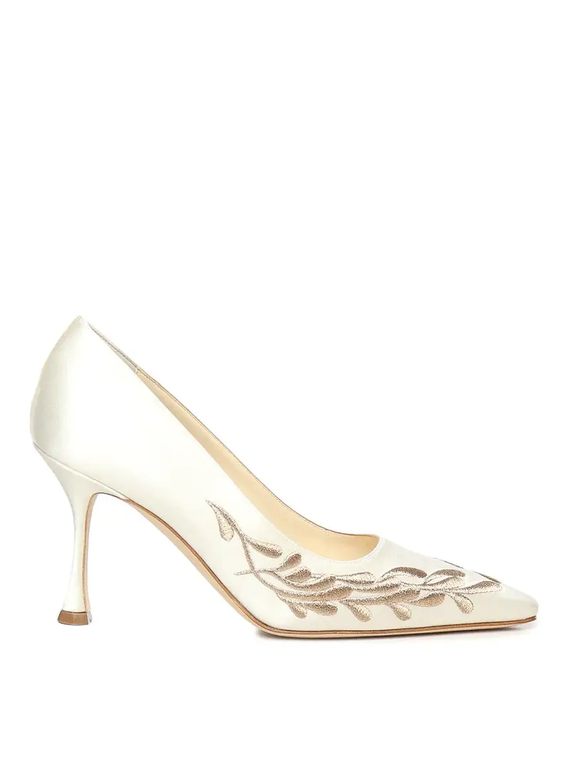 Manolo Blahnik Décolleté Bianco 4171886