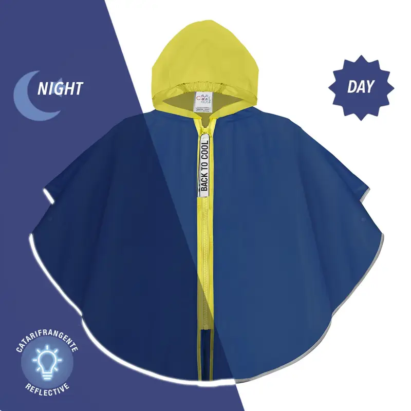 Mantellina Blu e Gialla