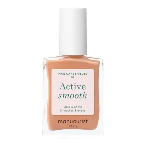 Manucurist Active Smooth 02 - Smalto per Unghie Trattamento Riparatore Lisciante - Finish Dorato - Vegan & Made in