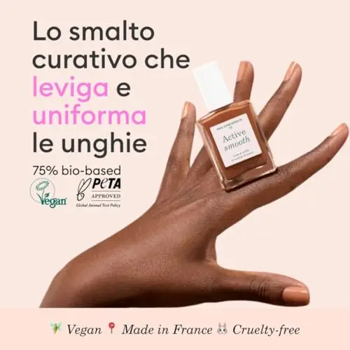 Manucurist Active Smooth 03 - Smalto per Unghie Trattamento Riparatore Lisciante - Finish Bronzo - Vegan & Made in miniatura 2
