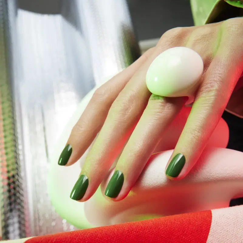 Unghie GREEN FLASH - Smalto Semipermanente Jade - Smalto gel e semipermanente miniatura 3