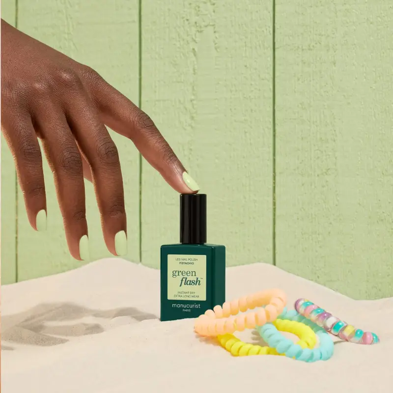 Unghie GREEN FLASH - Smalto Semipermanente Pistachio - Smalto gel e semipermanente miniatura 4
