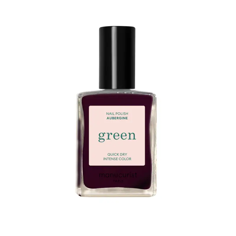 Unghie GREEN - Smalto Aubergine - Smalto