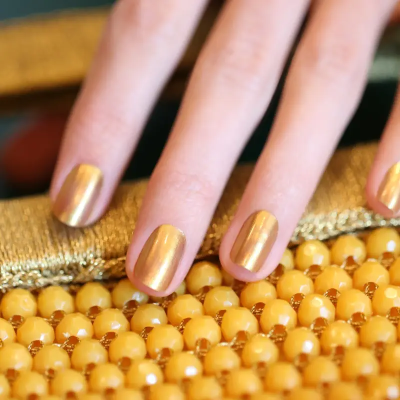 Unghie GREEN - Smalto Gold Sand - Smalto miniatura 3