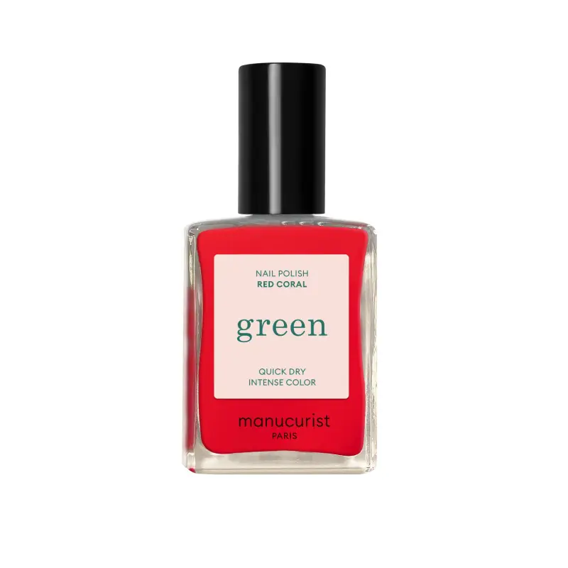 Unghie GREEN - Smalto Red Coral - Smalto