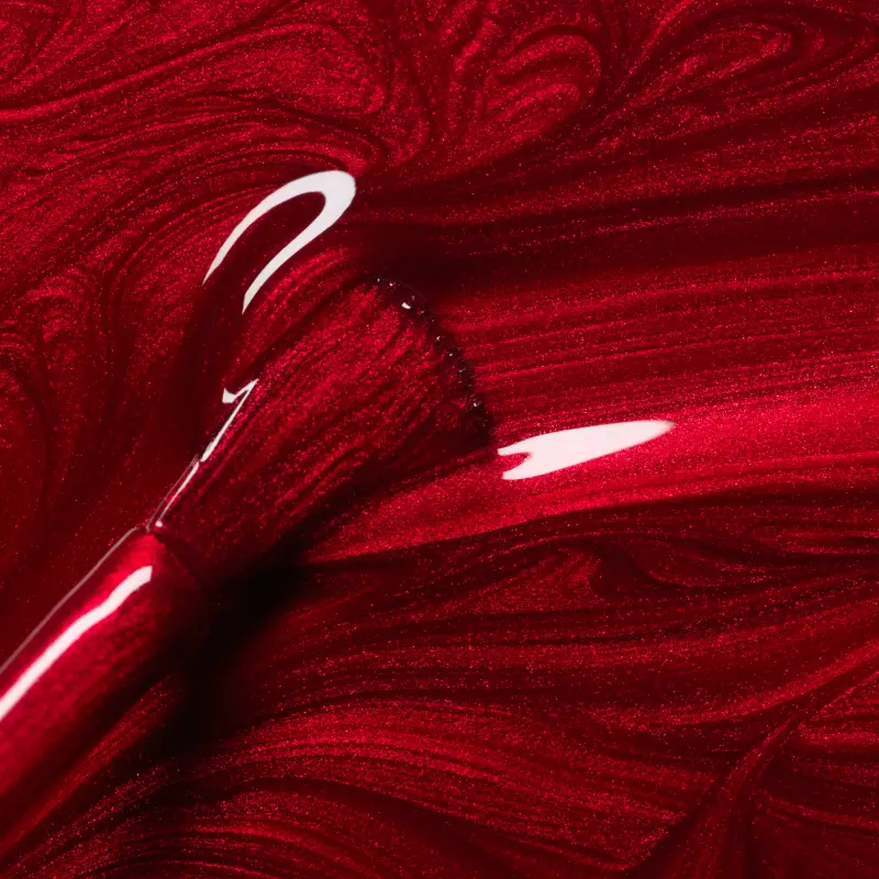 Unghie GREEN - Smalto Red Hibiscus - Smalto miniatura 2