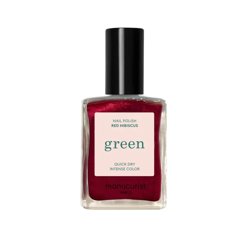 Unghie GREEN - Smalto Red Hibiscus - Smalto