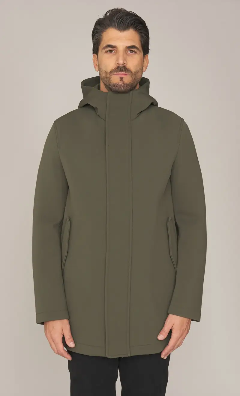 Montgomery manuel ritz con cappuccio verde, colore verde