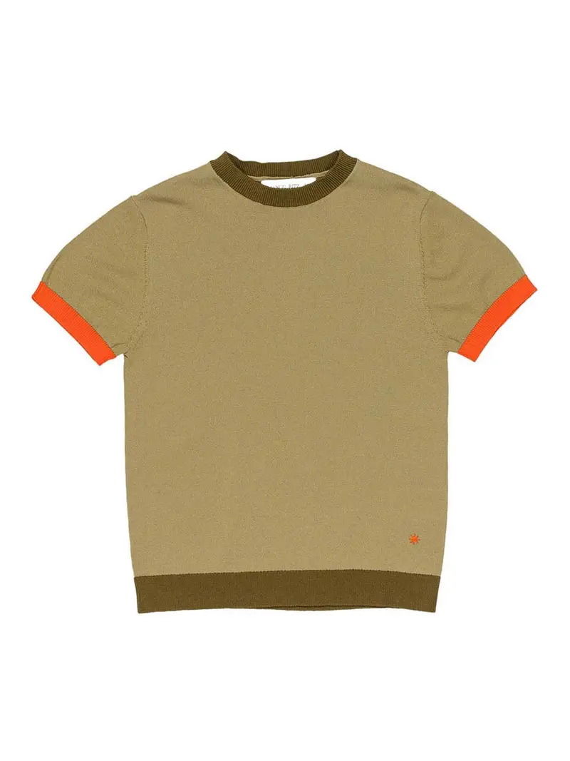 Pull Con Logo Ricamato Verde