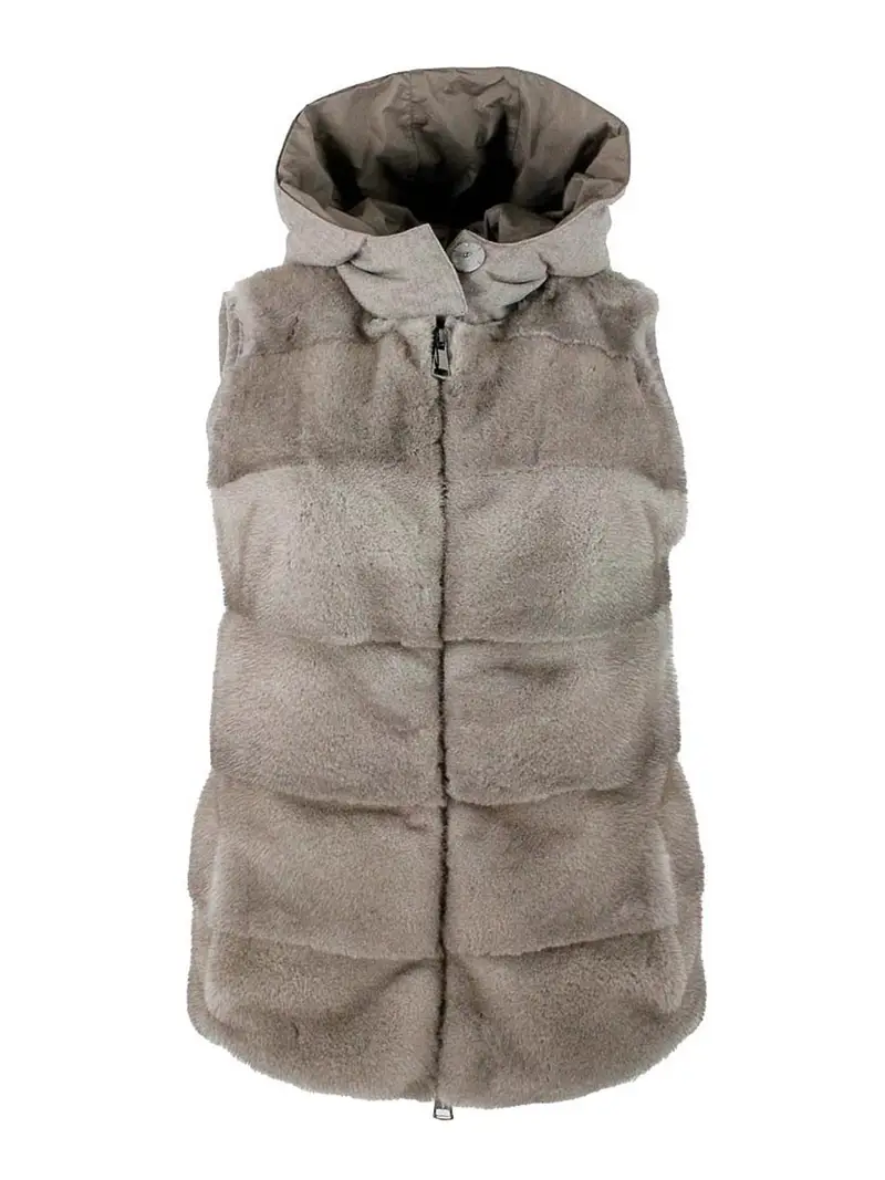 MANZONI24 Gilet Beige 3255544