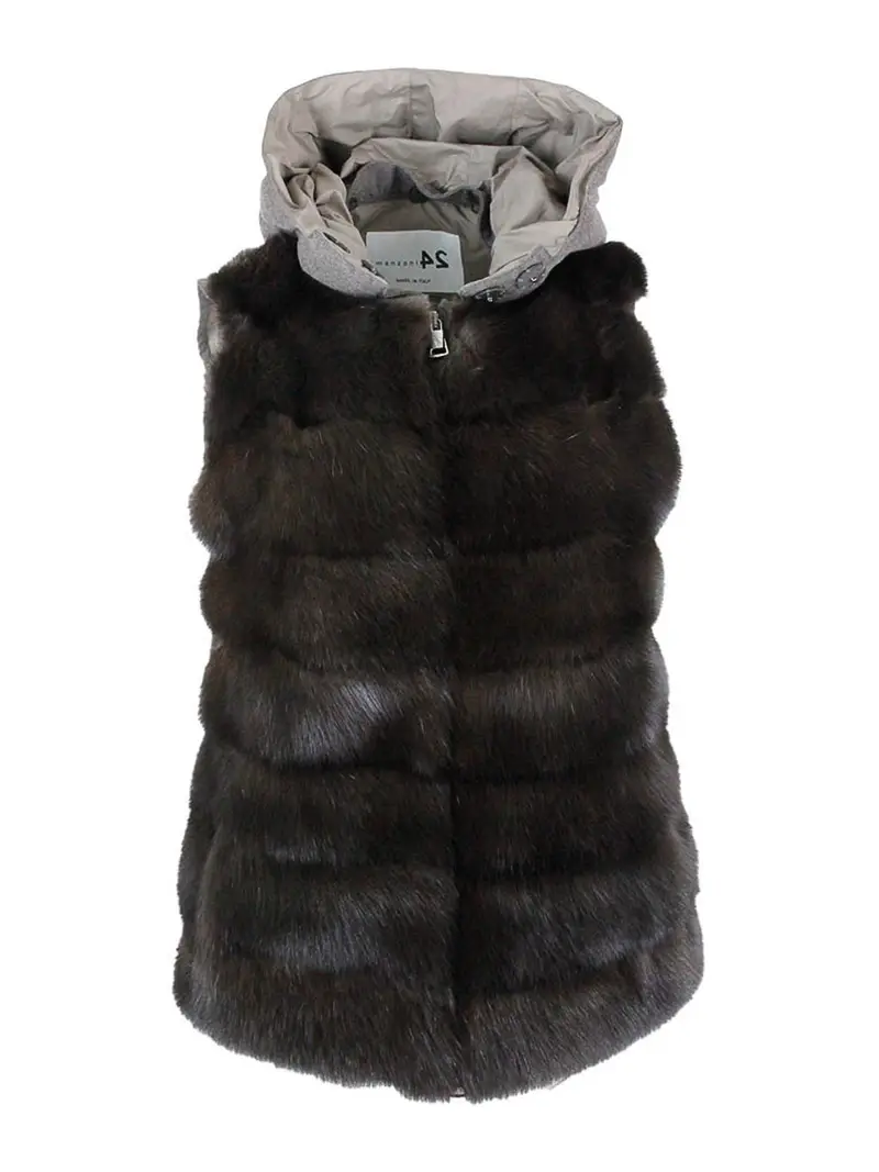 MANZONI24 Gilet Marrone 3299971