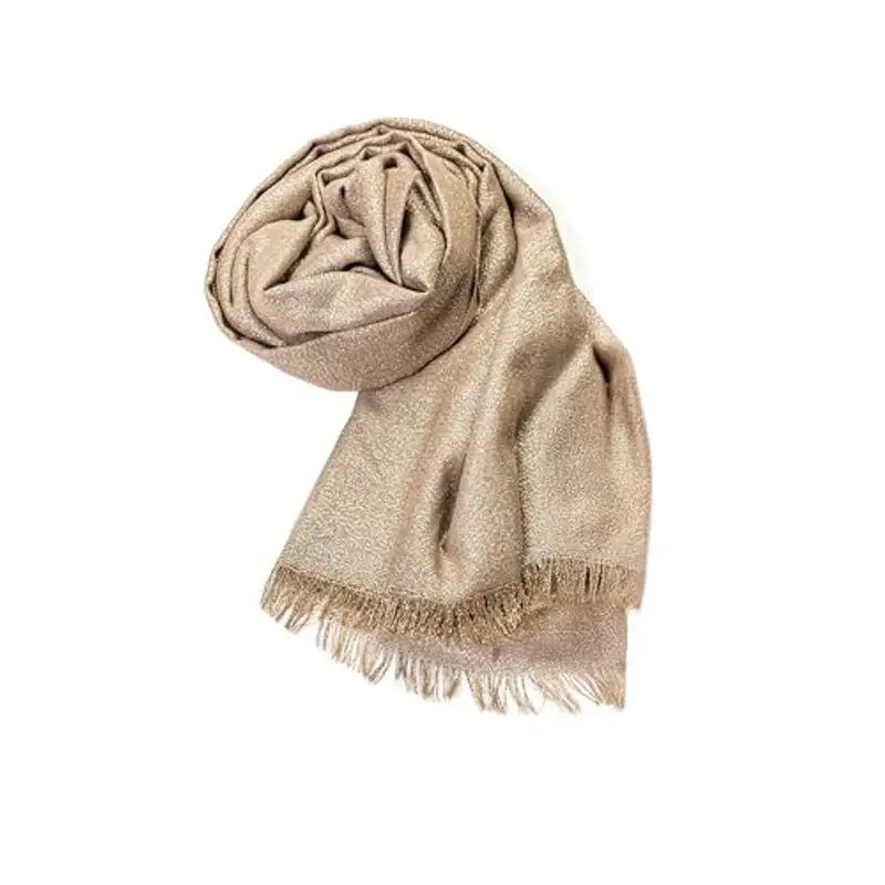 MAPIMANIA - Stola Elegante Donna Bronzo-Oro per Cerimonia e Matrimonio – Scialle Estivo in Seta 195x90 cm, Coprispalle