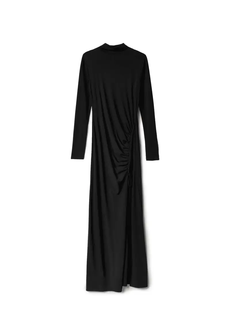 Mar De Margaritas Giacca da Abito Lunga Donna Nero