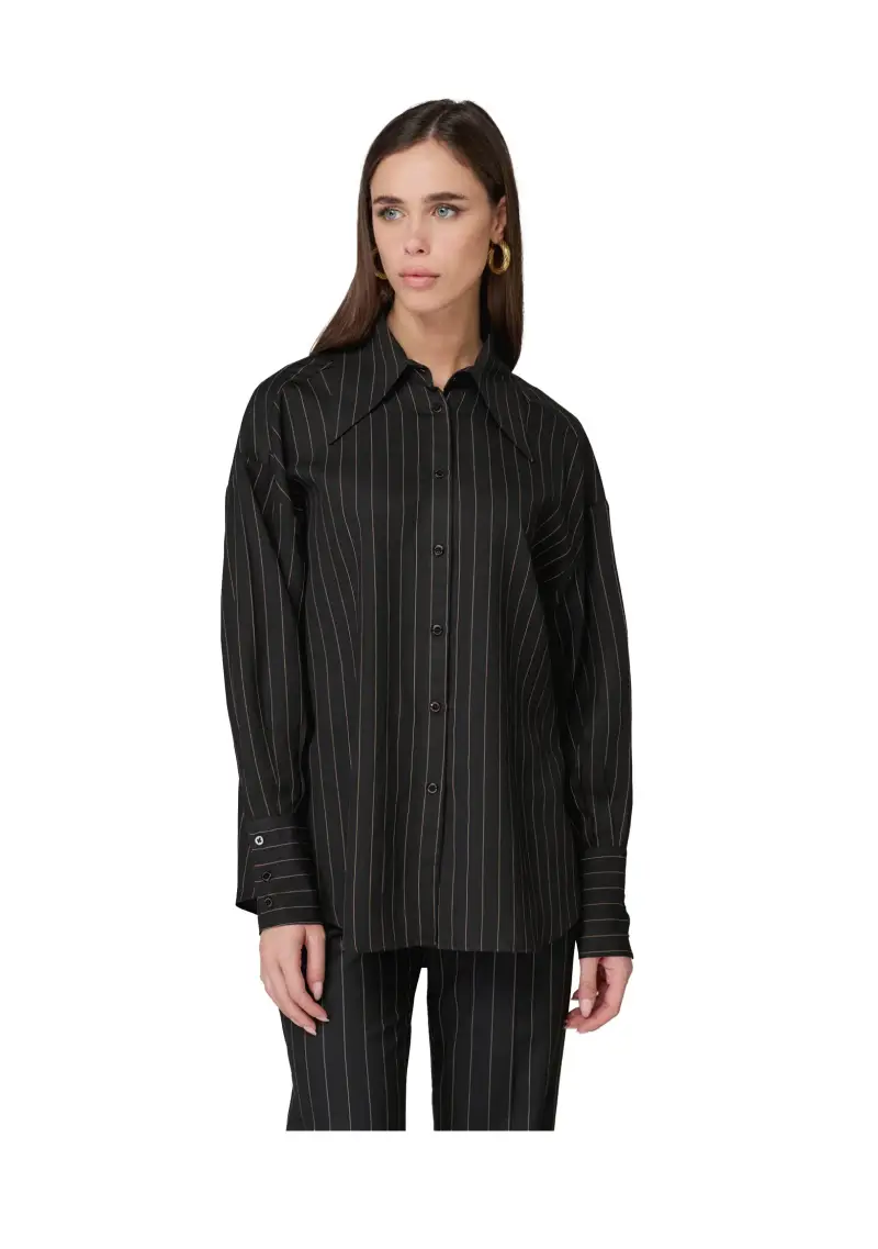 Camicia Donna Nero miniatura 2