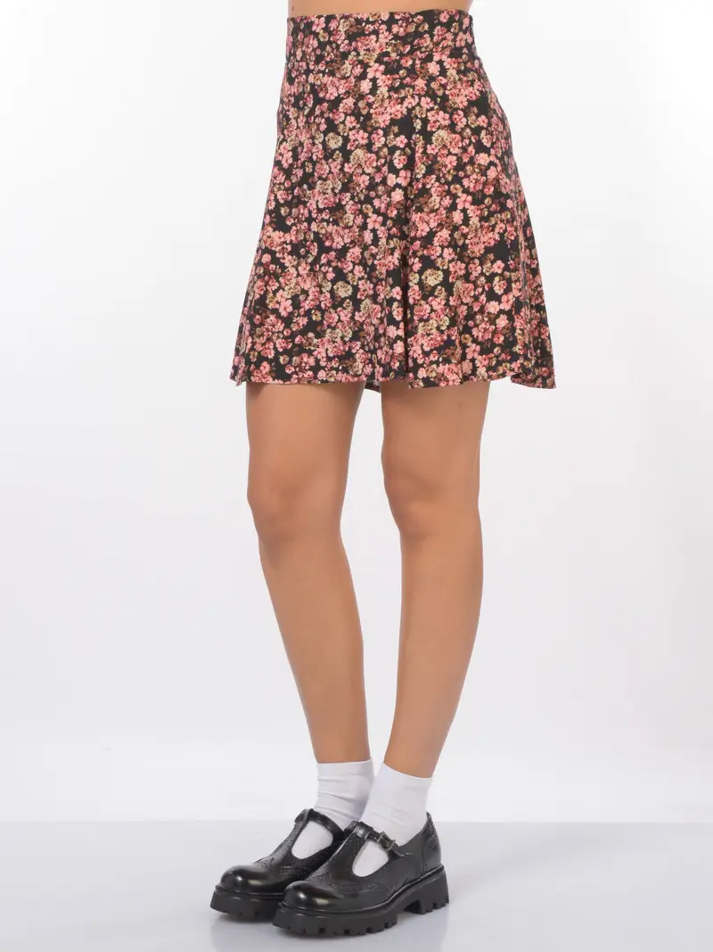 gonna corta da donna Mar De Margaritas Kate a fiori Rosa