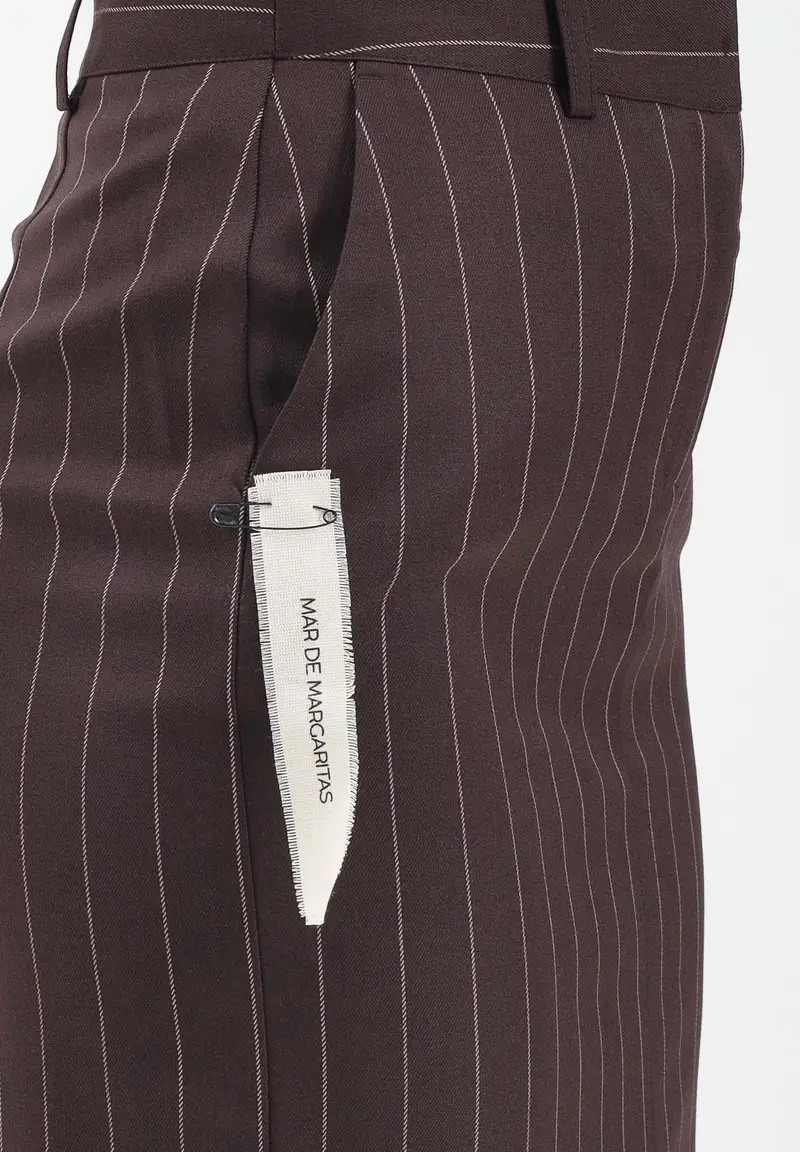 Gonna midi Goldie moro da donna miniatura 3