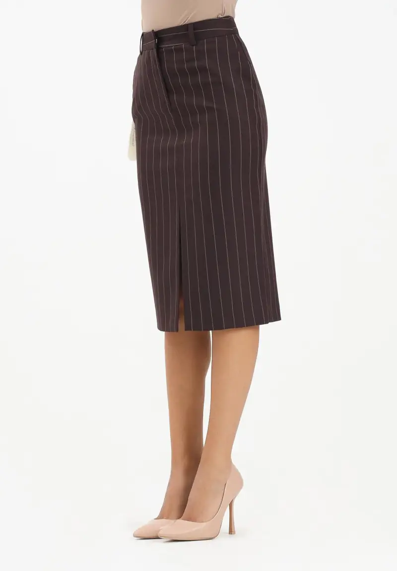 Gonna midi Goldie moro da donna