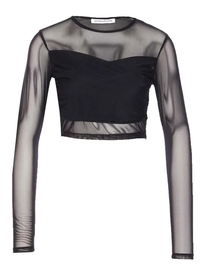 Mar de margaritas Top Nero 3350176