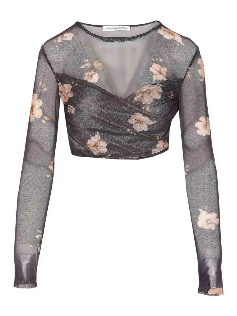 Mar de margaritas Top Nero 3350177