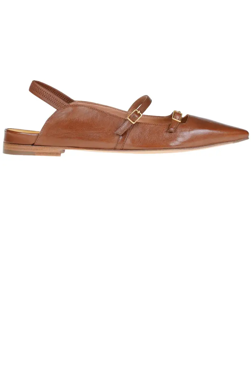 Ballerine slingback in nappa