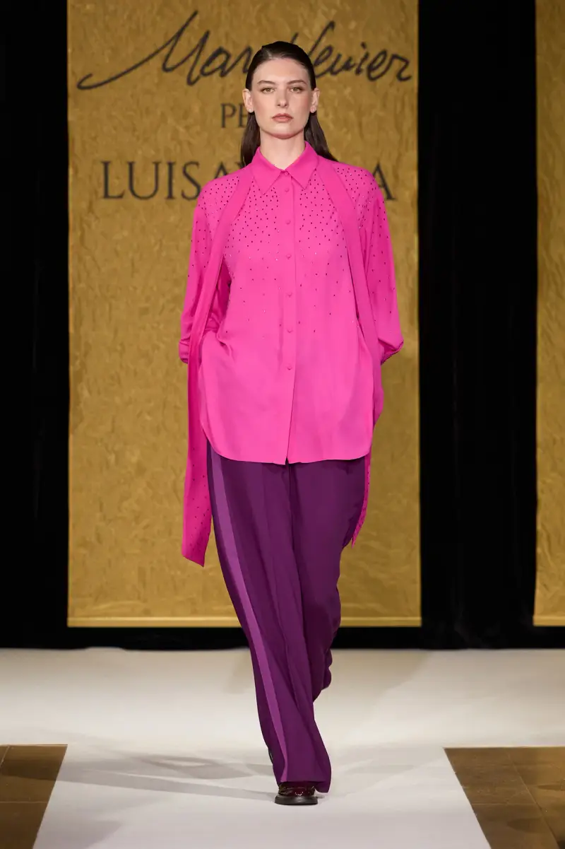 CAMICIA CON PUNTI LUCE Donna