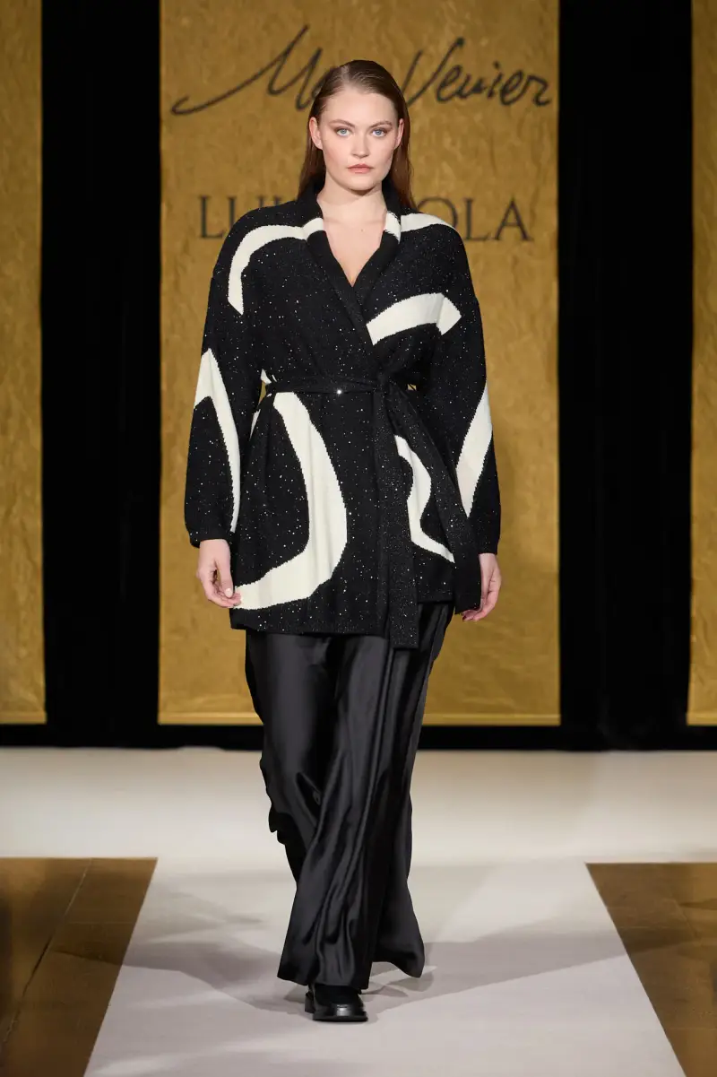 Mara Venier per Luisa Viola Cardigan Donna Viola 3149186